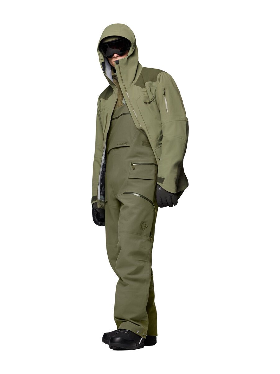 Norrona tamok dri3 Bibs M's, olive night - Bild 6