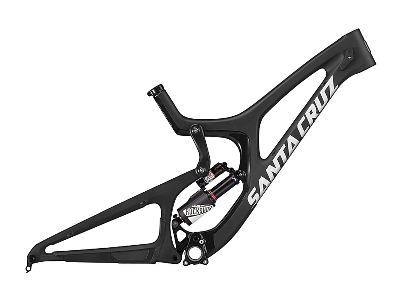 Santa Cruz V10 CC Frameset RockShox Vivid Air, matte carbon and white - Bild 1