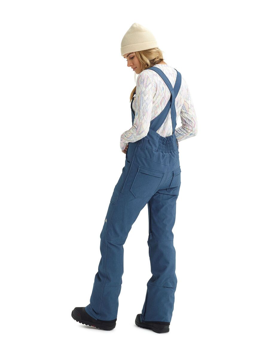 Burton Women's Avalon Bib Stretch Denim, light denim - Bild 4