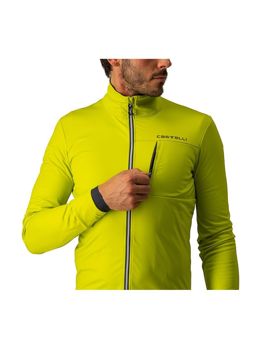 Castelli Go Jacket, chartreuse/dark gray - Bild 5