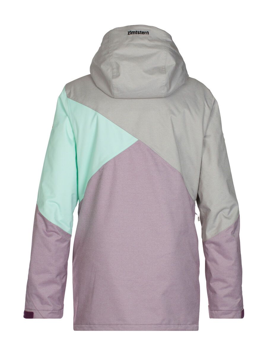 Zimtstern Zarin Snow Jacket, light grey twotone - Bild 2