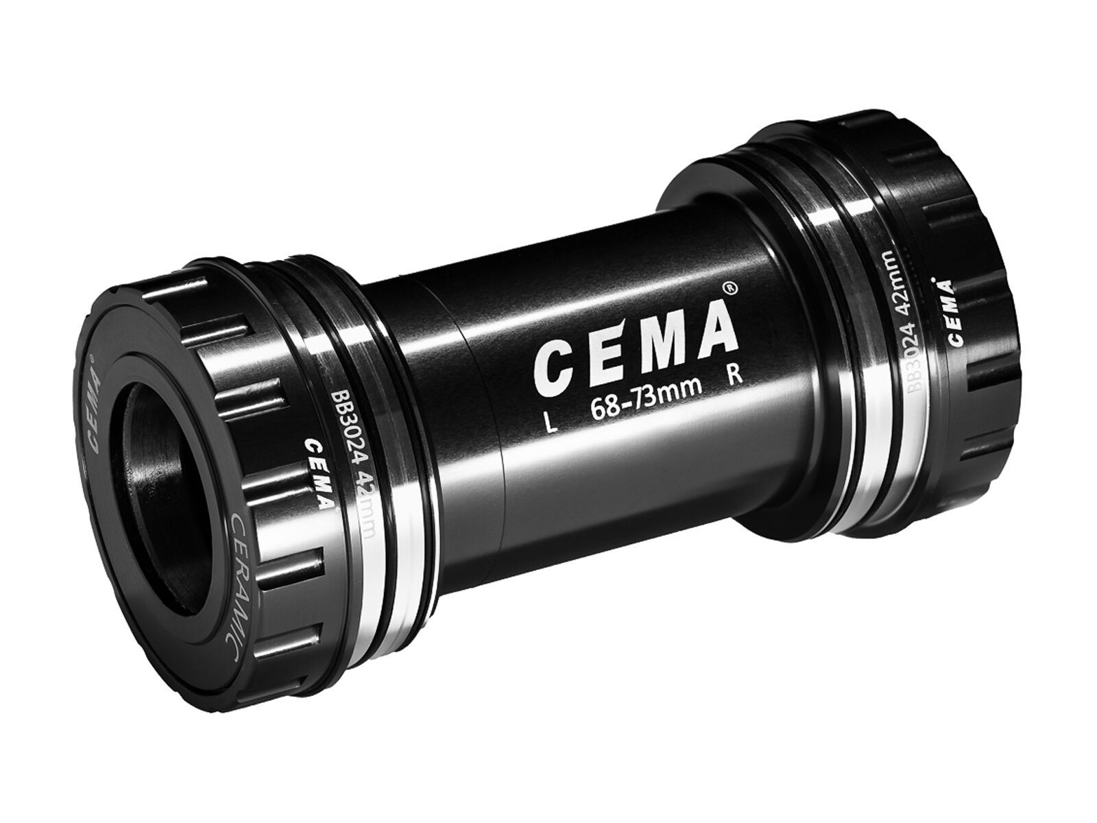 CEMA BB30 Interlock Shimano - Edelstahl, black - Bild 1