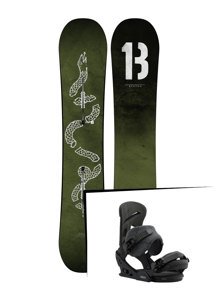 Set: Burton Descendant 2019 + Burton Mission black - Bild 1