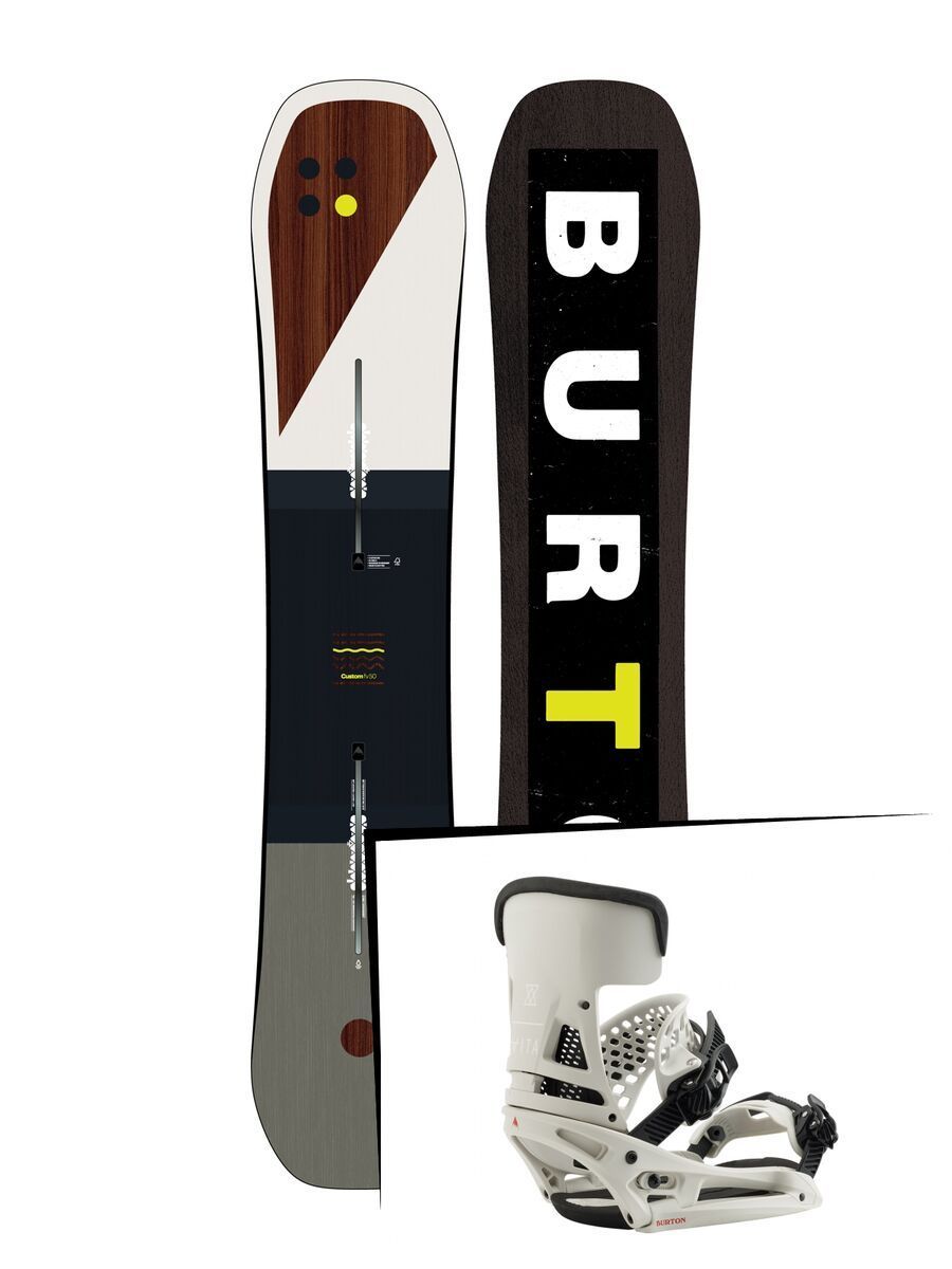 Set: Burton Custom Flying V 2019 +  Malavita EST (2218369S) - Bild 1