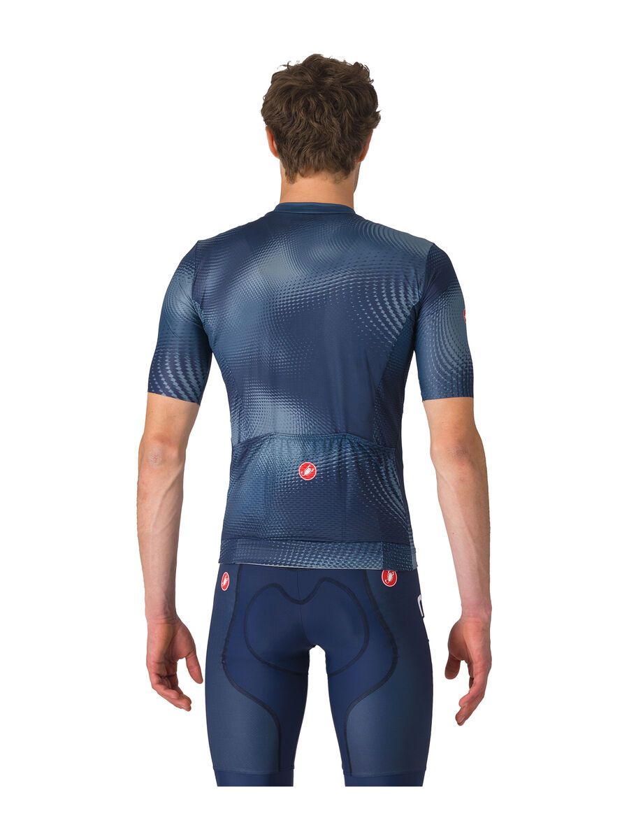 Castelli Vortice Jersey, belgian blue/light steel blue - Bild 2