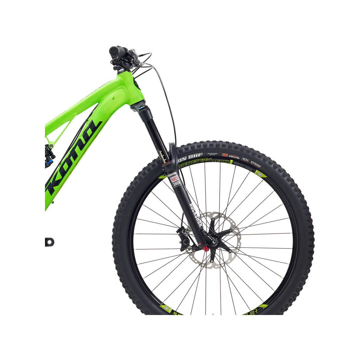 Kona Process 153 DL, Matt Flo Green & Black w/Gloss Black & Green - Bild 5