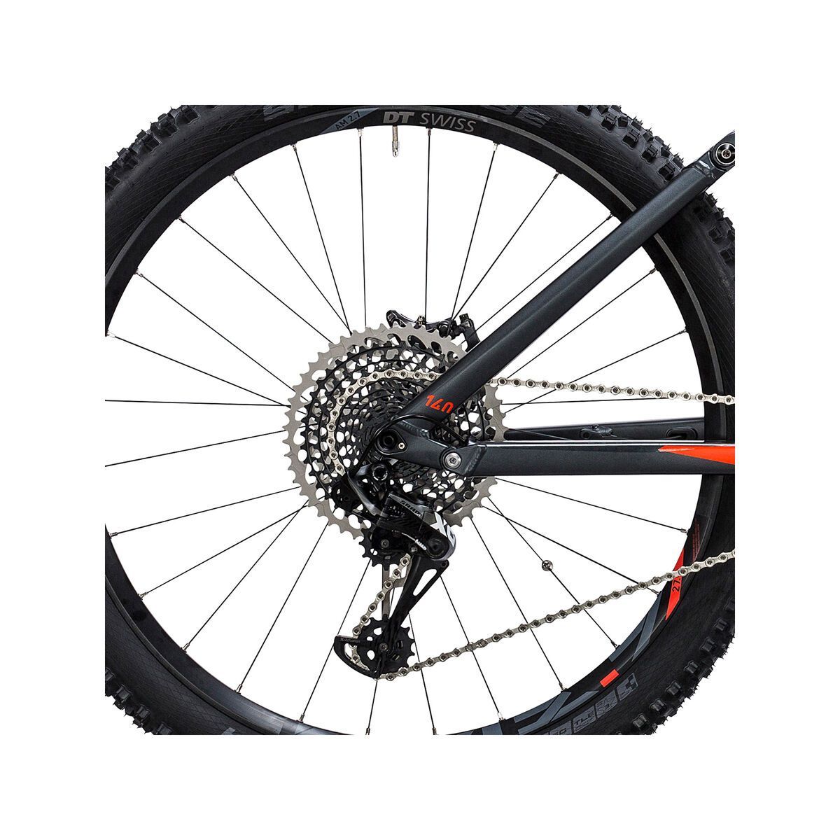 Cube Stereo Hybrid 140 HPA SL 500 27.5, iridium´n´flashred - Bild 4