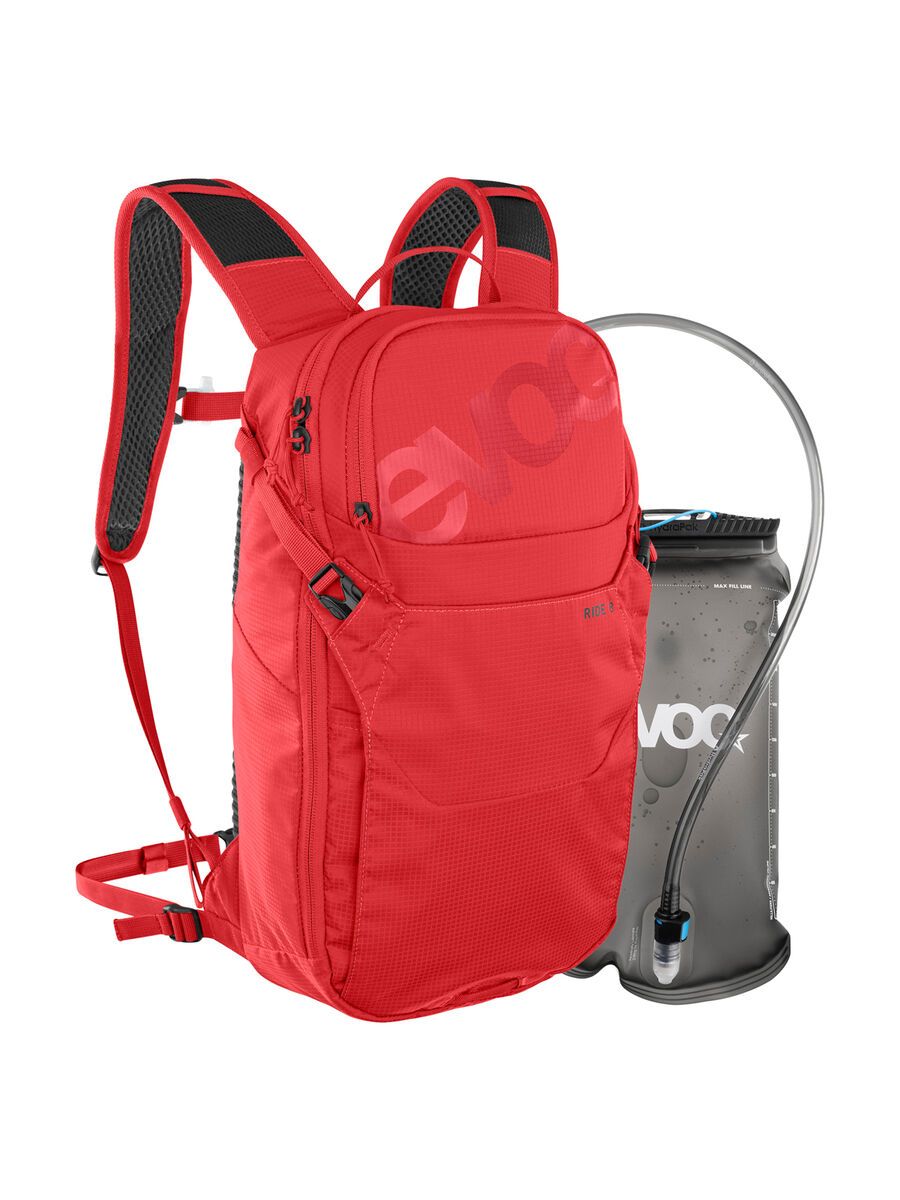 Evoc Ride 8 + Hydration Bladder 2, true red - Bild 1