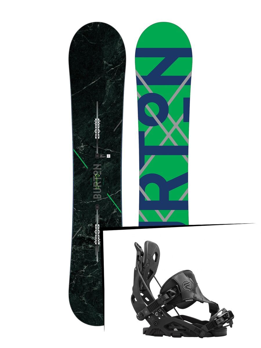 Set: Burton Custom X 2017 + Flow Fuse Hybrid (1513148S) - Bild 1