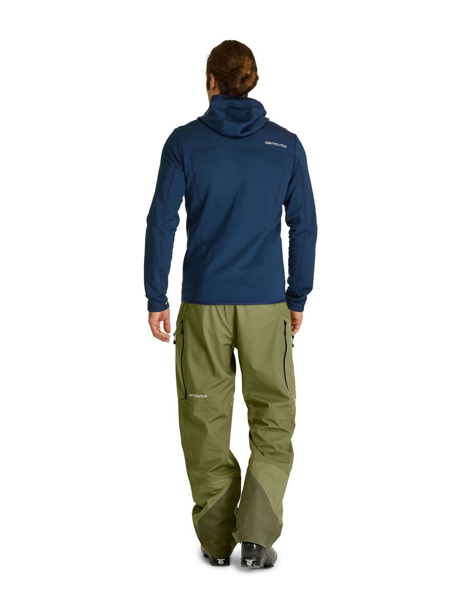 Ortovox Merino Fleece Hoody M, deep ocean - Bild 3