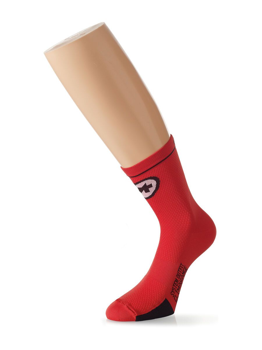 Assos equipeSocks evo7, national red/block black - Bild 1