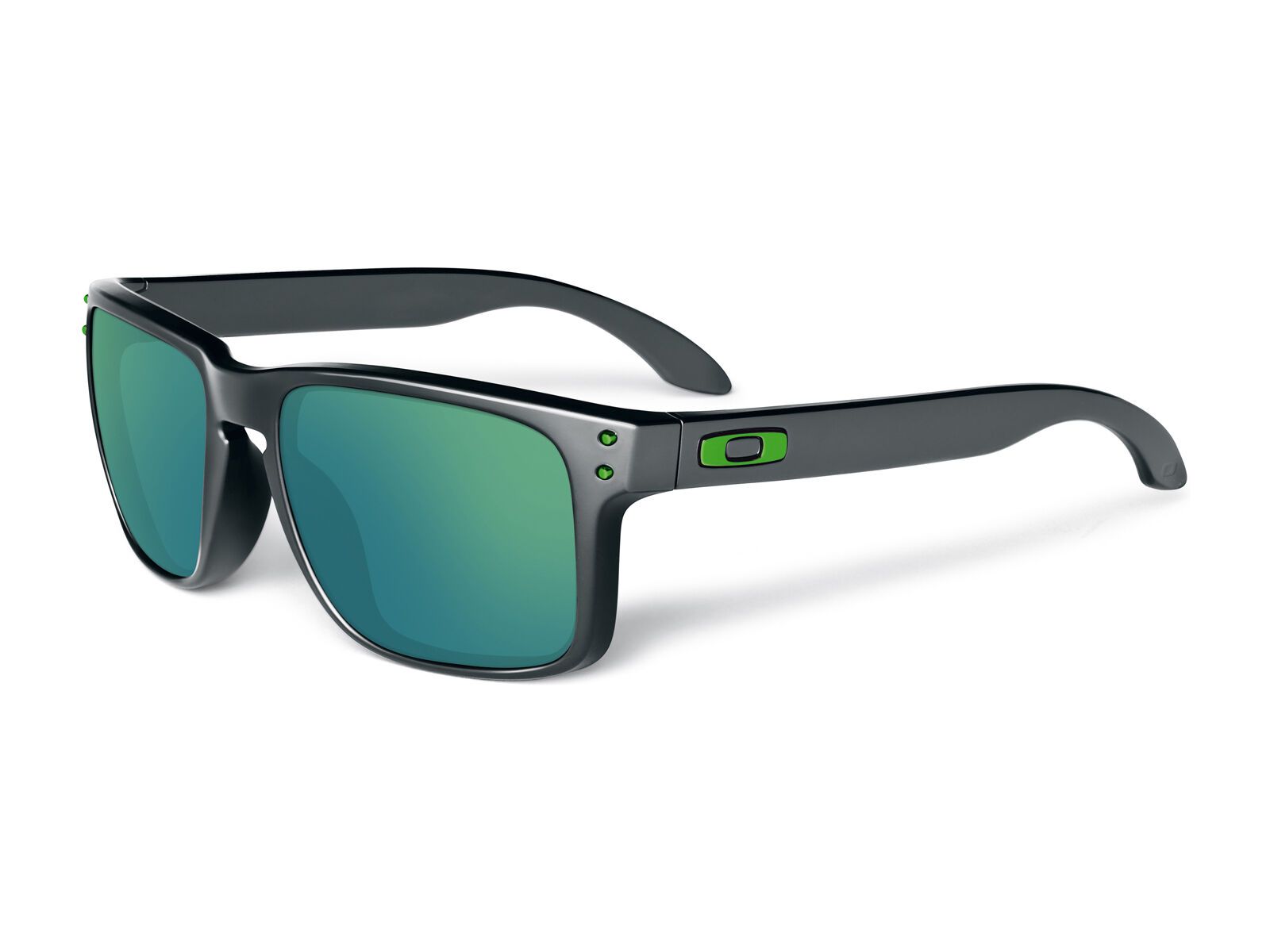 Oakley Holbrook Toxic Blast Collection, dark grey/jade iridium - Bild 1