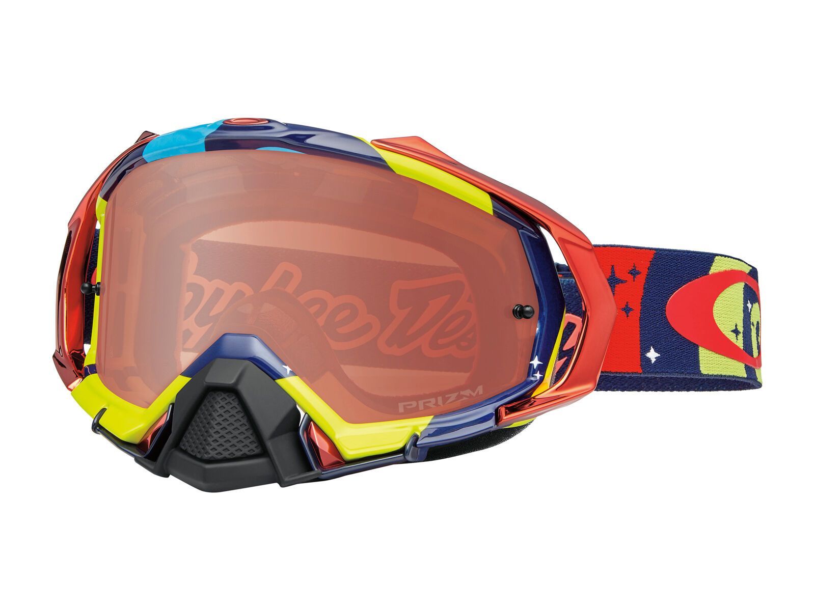 Oakley Mayhem Pro MX Troy Lee Designs Series Prizm, phantom ryb/Lens: prizm mx bronze - Bild 1