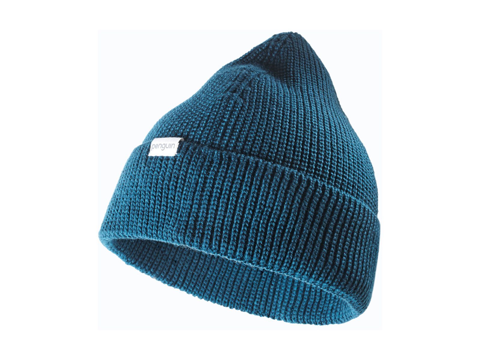 Penguin Merino Strickmütze, storm blue - Bild 1