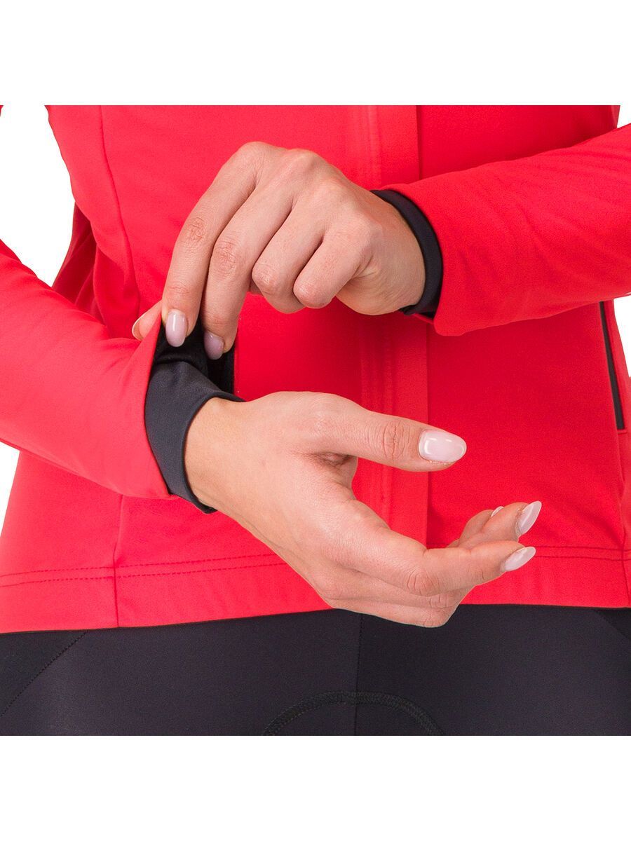 Castelli Alpha 150 W Jacket, hibiscus/black - Bild 7