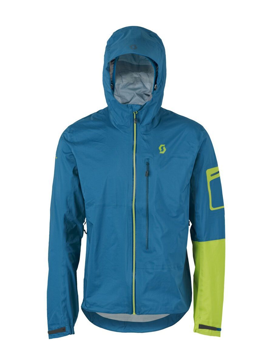 Scott Trail MTN Dryo Plus Jacket, seaport blue/macaw green - Bild 1