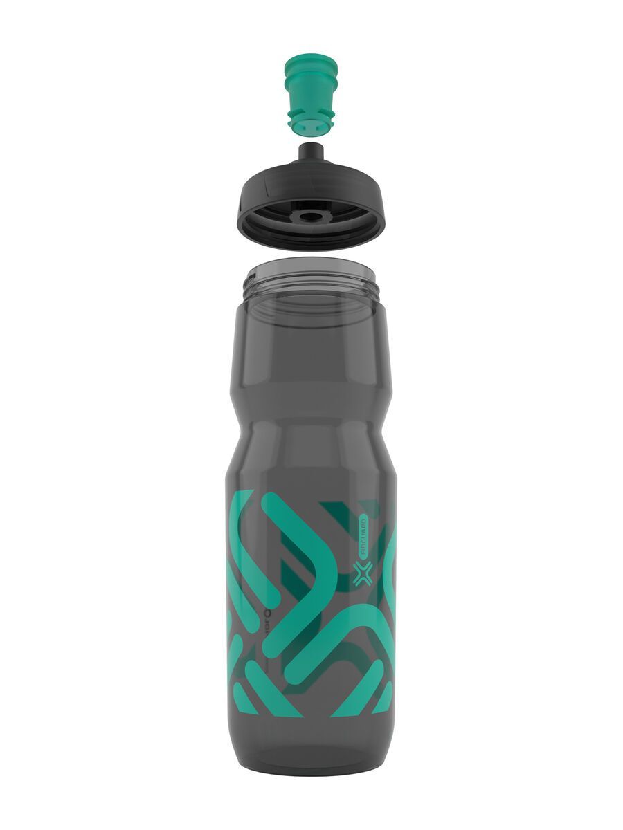 Fidlock Fidguard Bottle 750 Antibacterial, transparent black/green - Bild 3