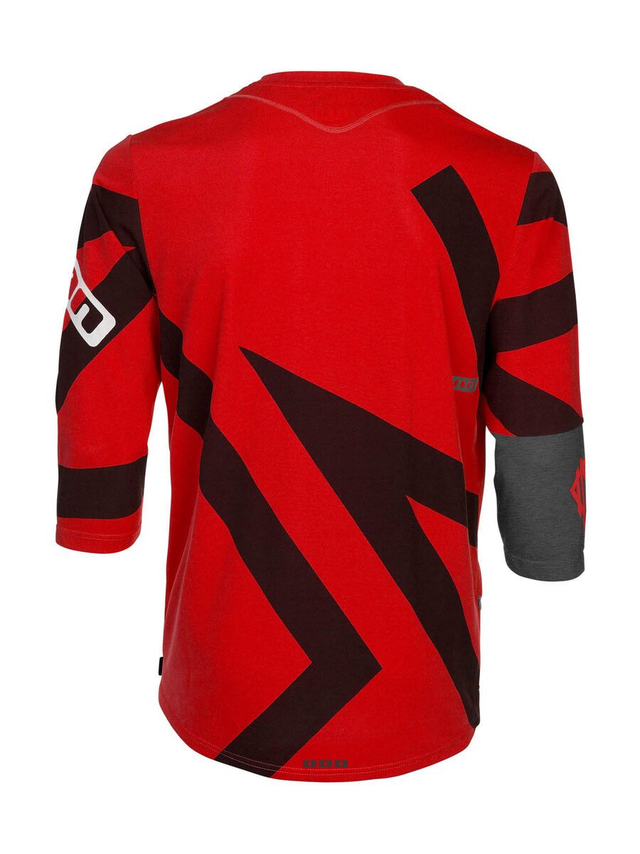 ION Bike Tee LS 3/4 Helium, tango red - Bild 2
