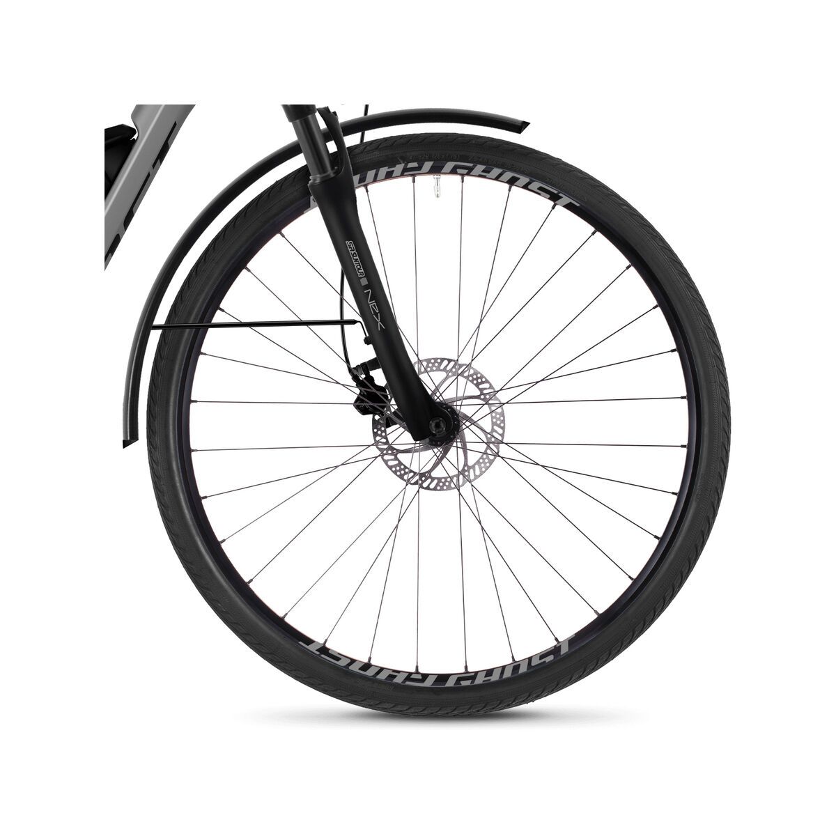 Ghost Hybride Square Trekking B1.8 W AL, palladium silver/night black - Bild 2