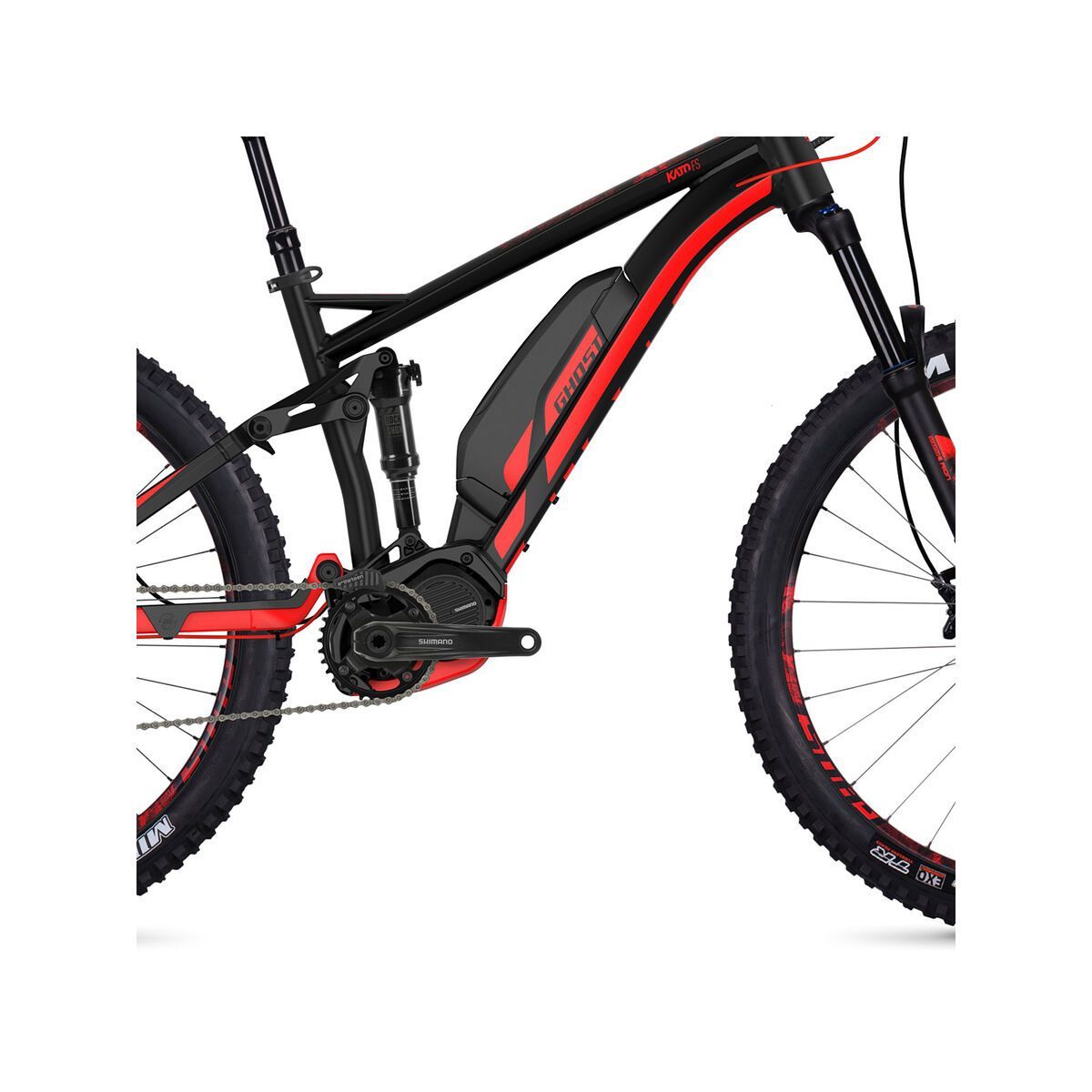 Ghost Hybride Kato FS S4.7+ AL, night black/neon red - Bild 3