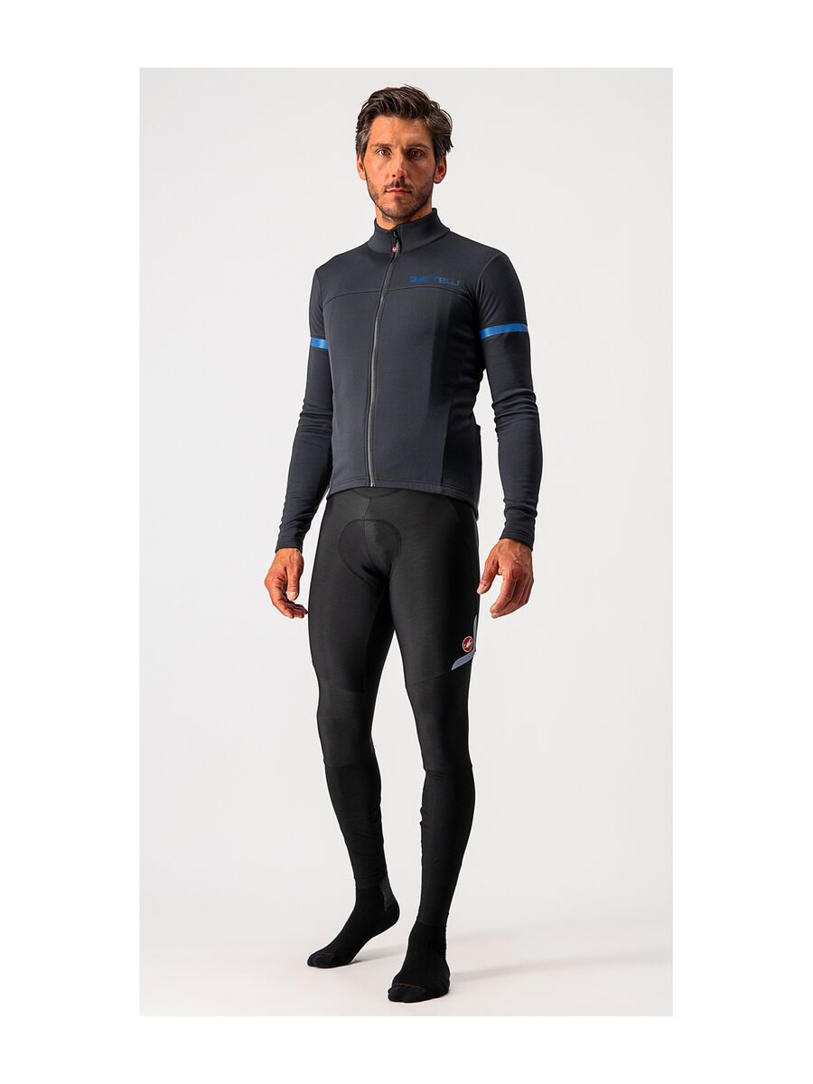 Castelli Fondo 2 Jersey FZ, light black/blue reflex - Bild 5
