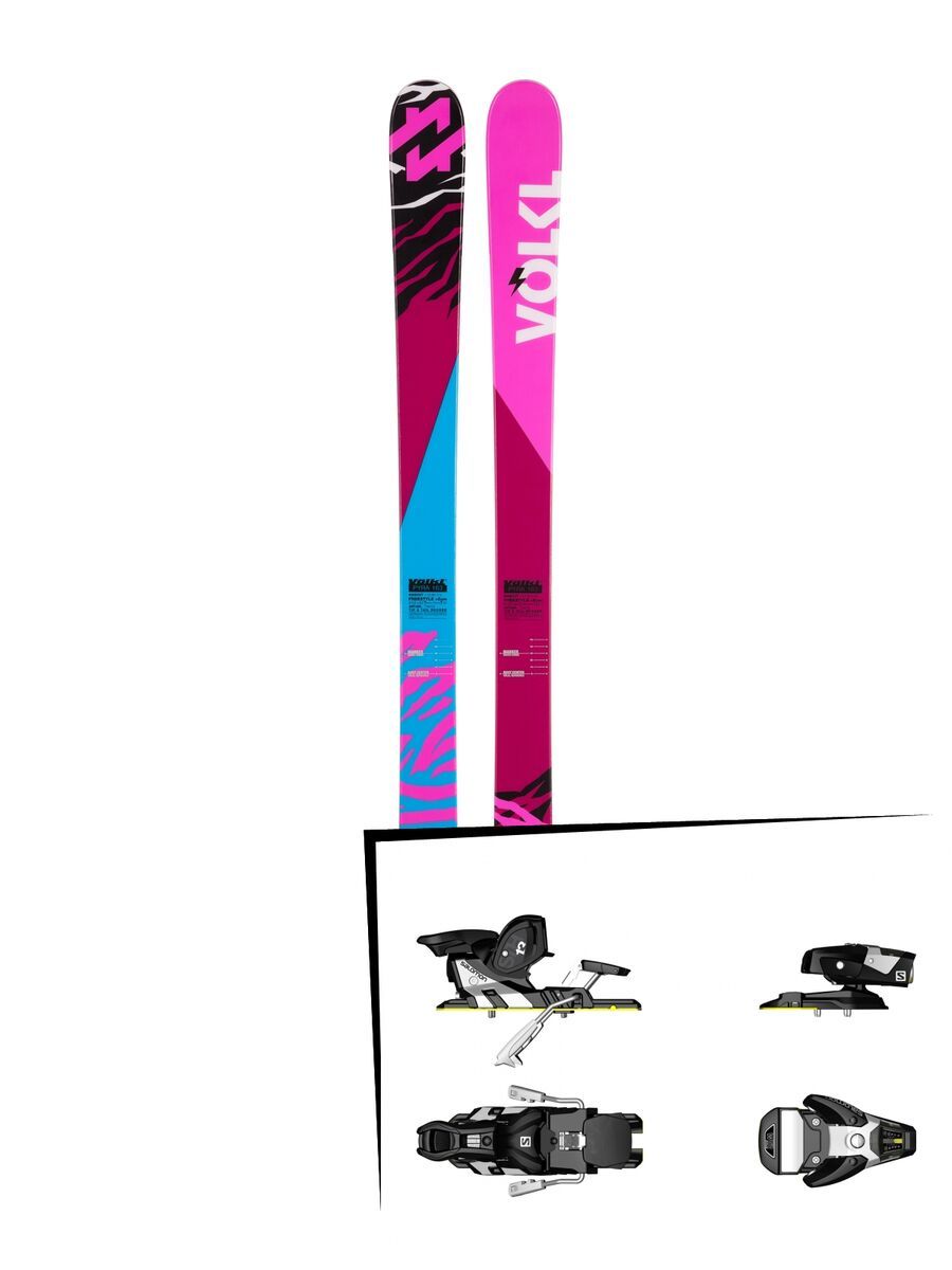 Set: Völkl Pyra 2017 + Salomon STH2 WTR 13 90 mm, black/white - Skiset - Bild 1