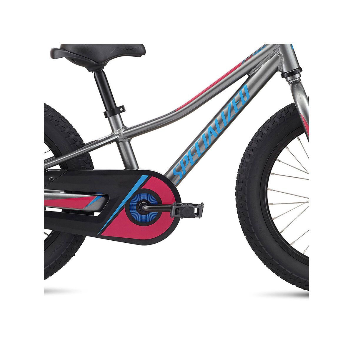 Specialized Riprock Coaster 16, gloss charcoal/rainbow flake pink/neon blue - Bild 3