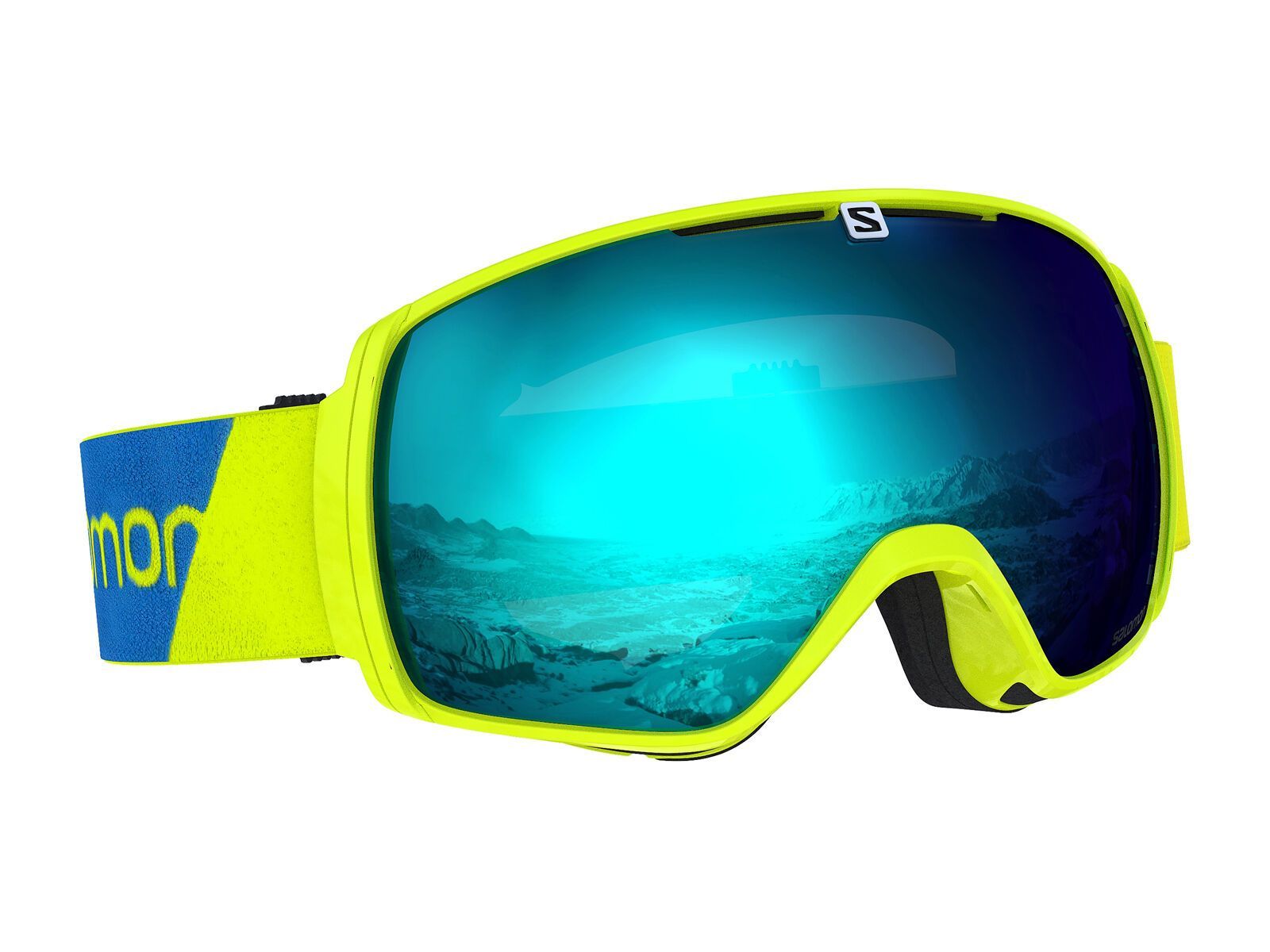 Salomon XT One, neon yellow/Lens: multilayer blue - Bild 1