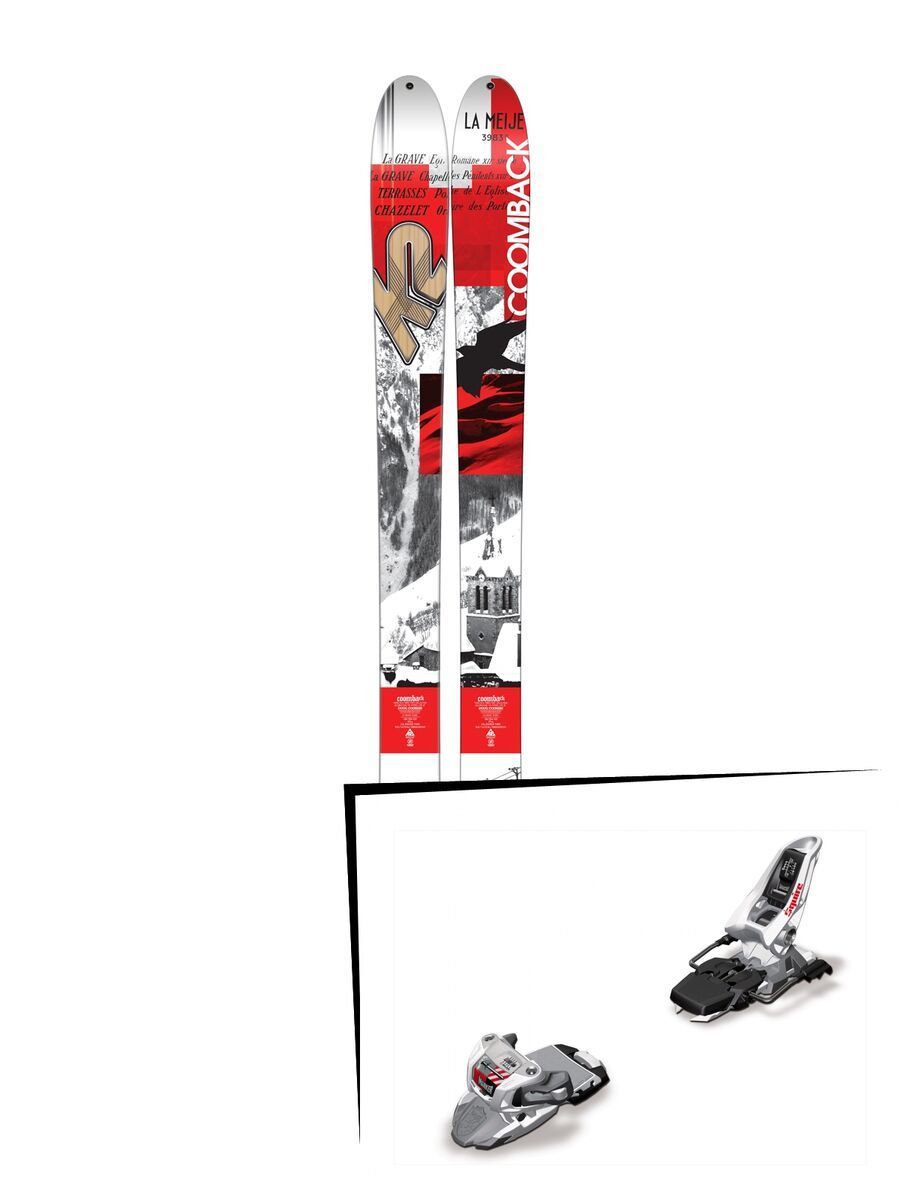 K2 SKI Set: Coomback 104 2016 + Marker Squire 11 - Bild 1