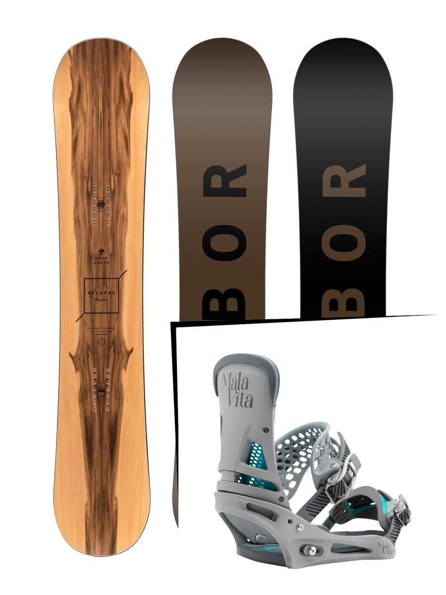Set: Arbor Relapse Premium 2017 + Burton Malavita (1712849S) - Bild 1