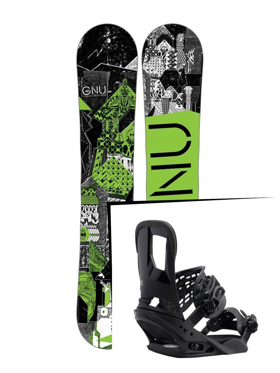 Set: Gnu Carbon Credit 2017 + Burton Cartel (1712700S) - Bild 1