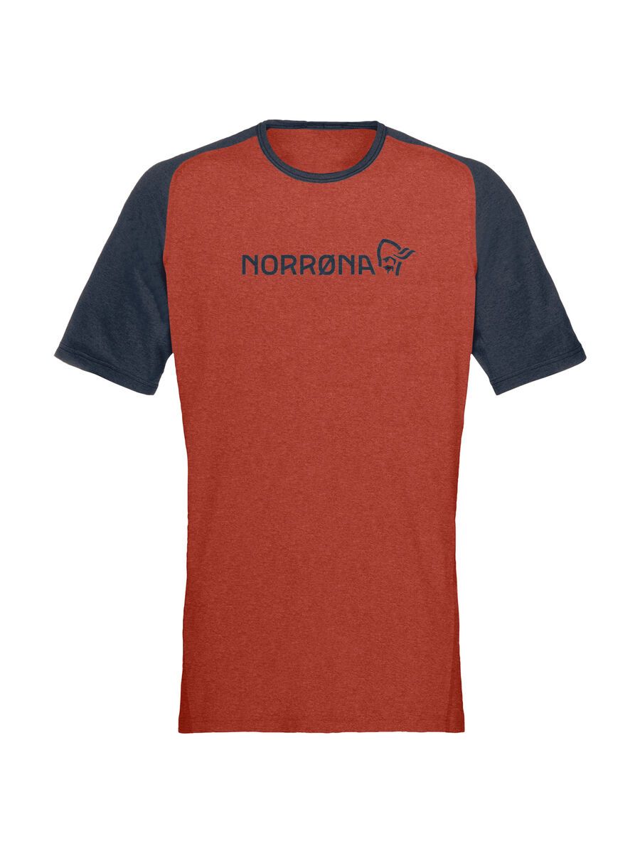 Norrona fjørå equaliser lightweight T-Shirt M's, rooibos tea/indigo night - Bild 1
