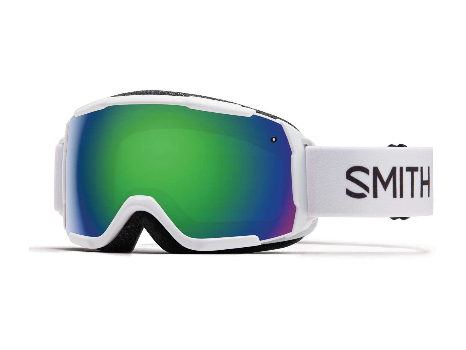 Smith Grom, white/Lens: green sol-x mirror - Bild 1
