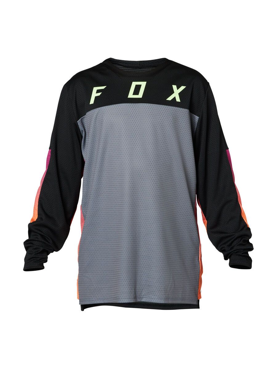 Fox Youth Defend LS Jersey, black - Bild 1