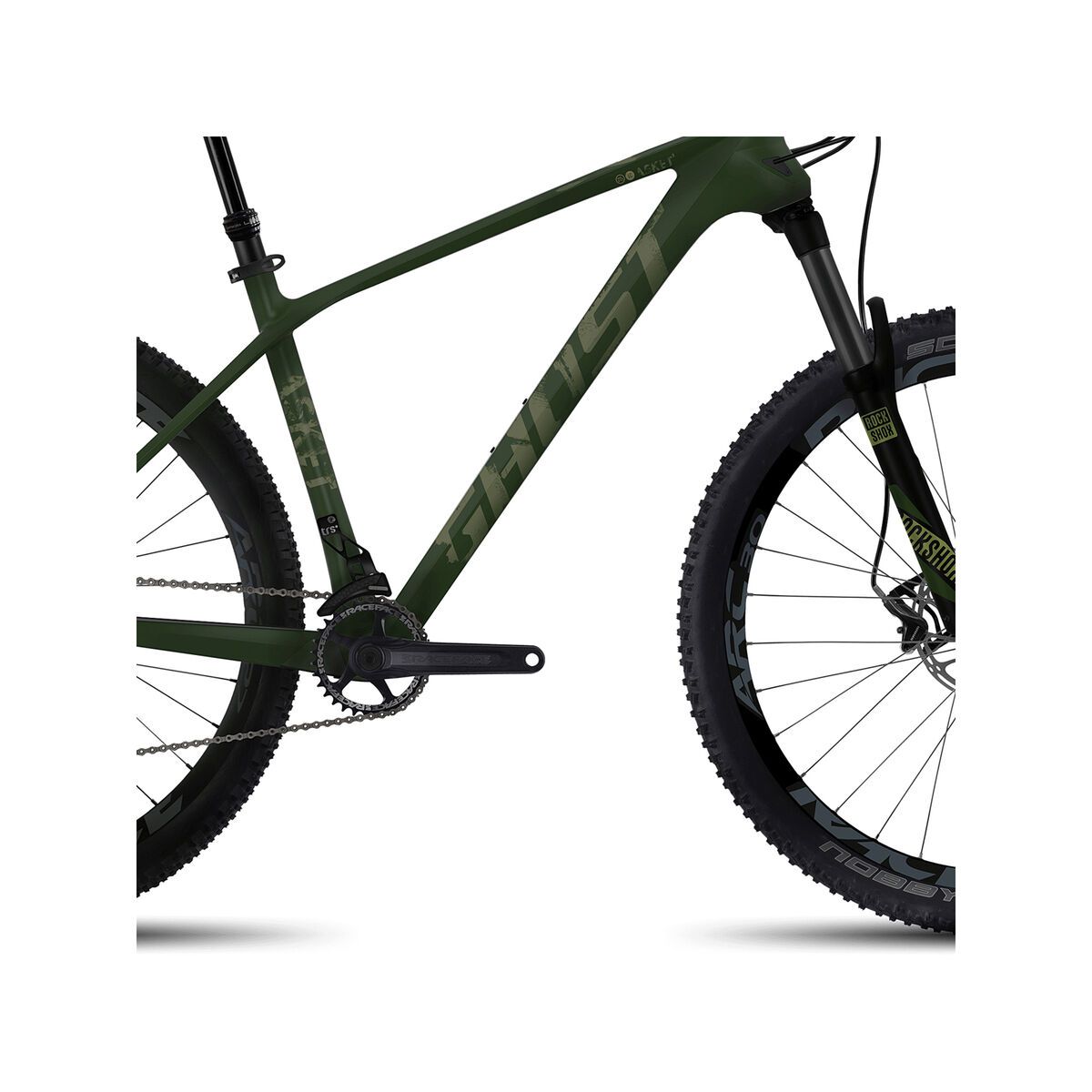 Ghost Asket 5 LC, forest green/army green/tan - Bild 3