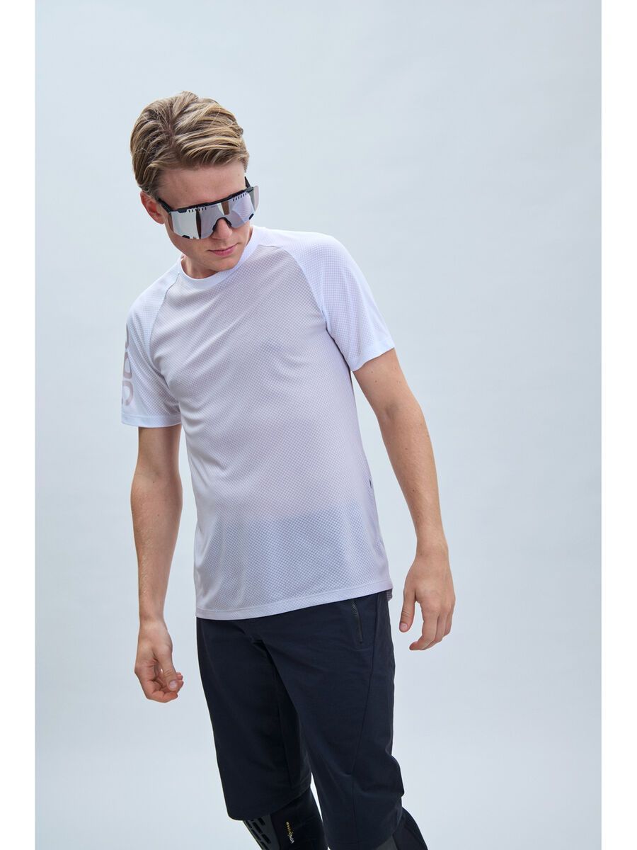 POC MTB Pure Tee, granite grey/hydrogen white - Bild 4