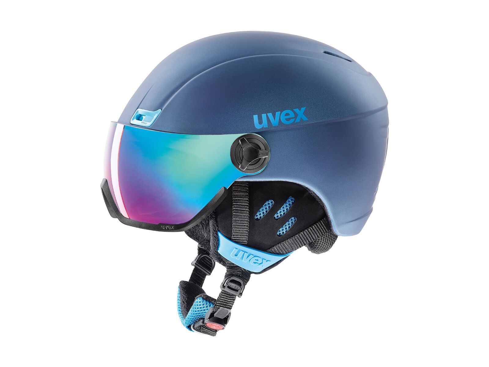 uvex hlmt 400 visor style, navyblue mat - Bild 1