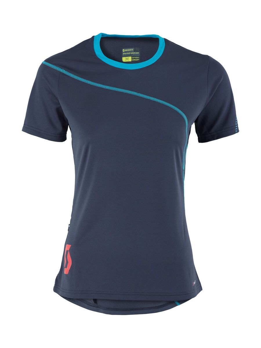 Scott Womens Trail Tech 20 s/sl Shirt, blue nights/ocean blue - Bild 1