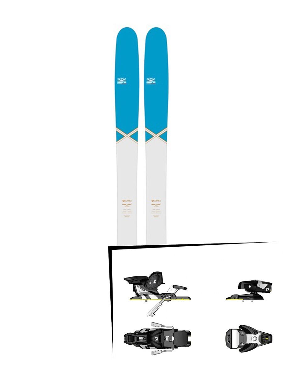 DPS Skis Set: Wailer 112 RP2 Pure3 Special Edition 2016 + Salomon STH2 WTR 13 - Bild 1