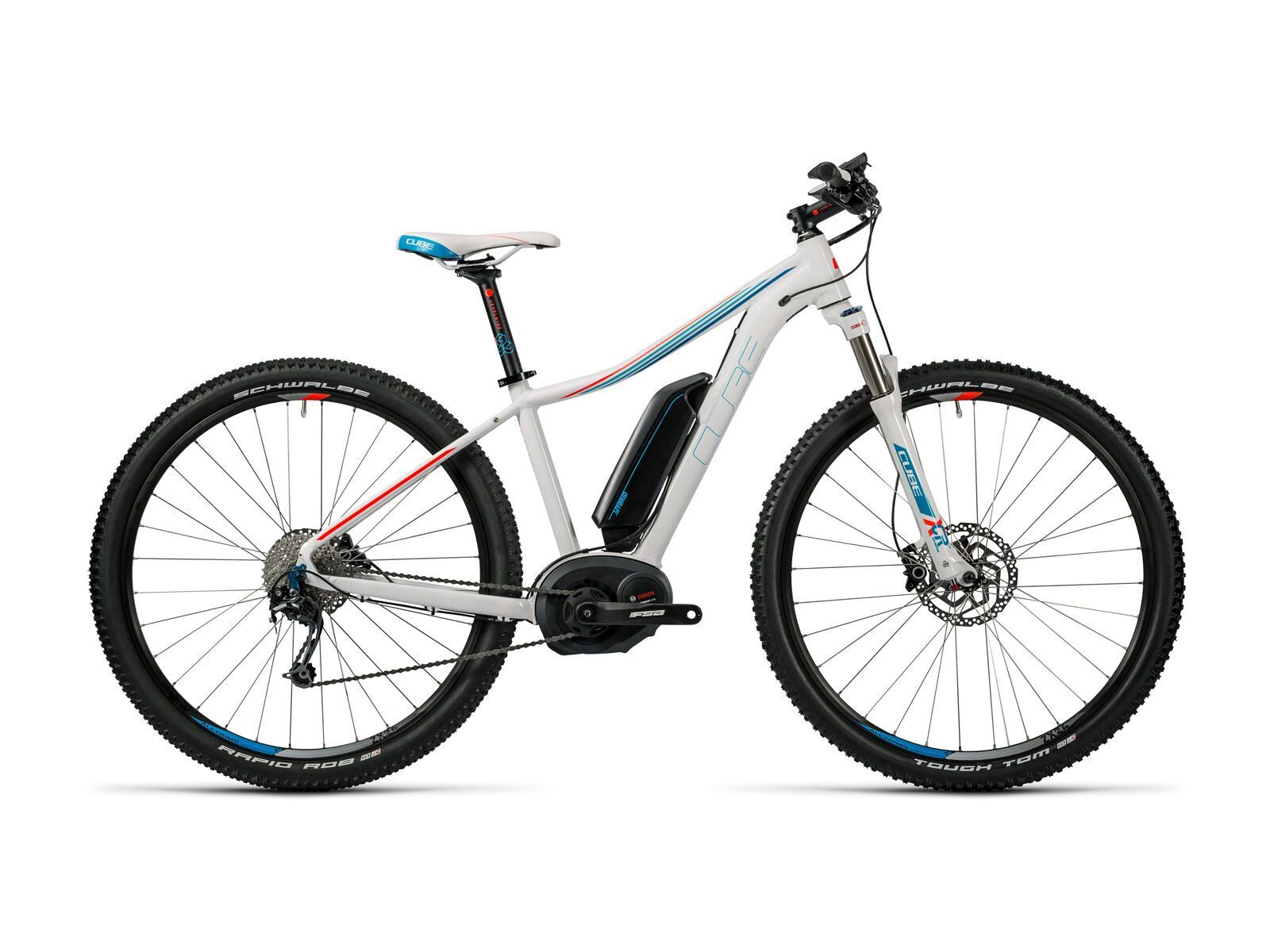 Cube Access WLS Hybrid Pro 500 27.5, white´n´blue´n´flashred - Bild 1