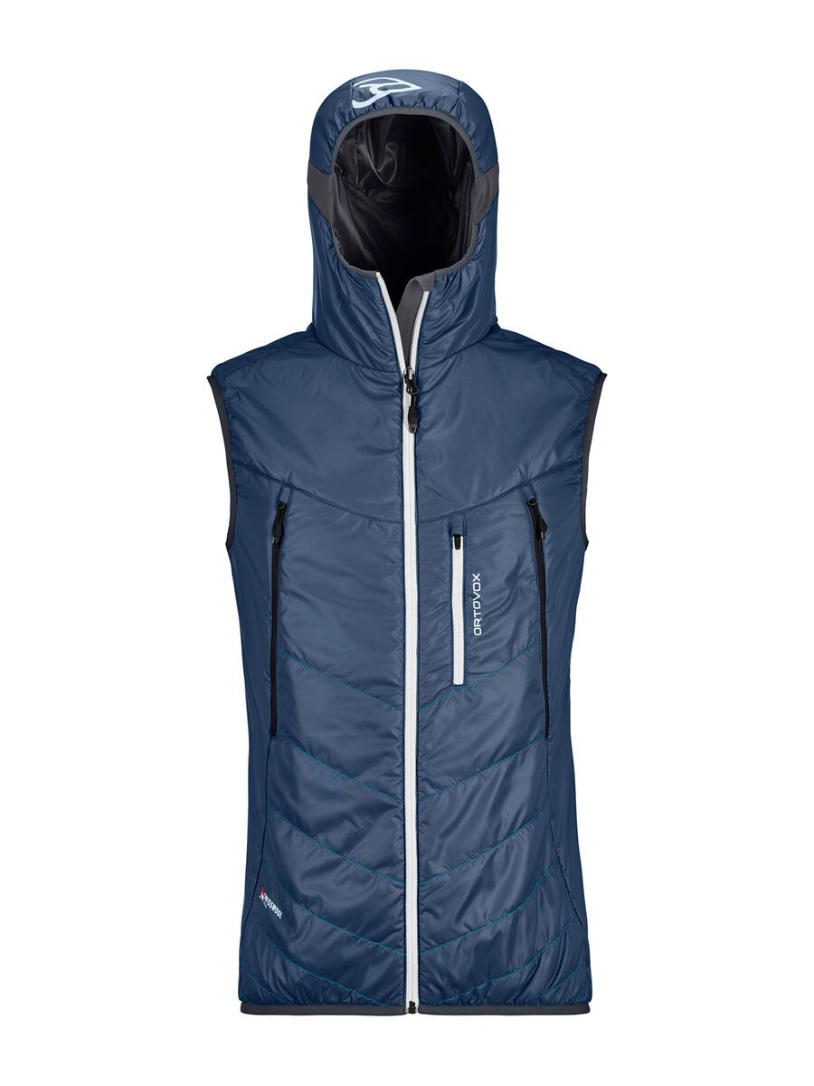 Ortovox Swisswool Light Tec Piz Boè Vest M, night blue - Bild 1