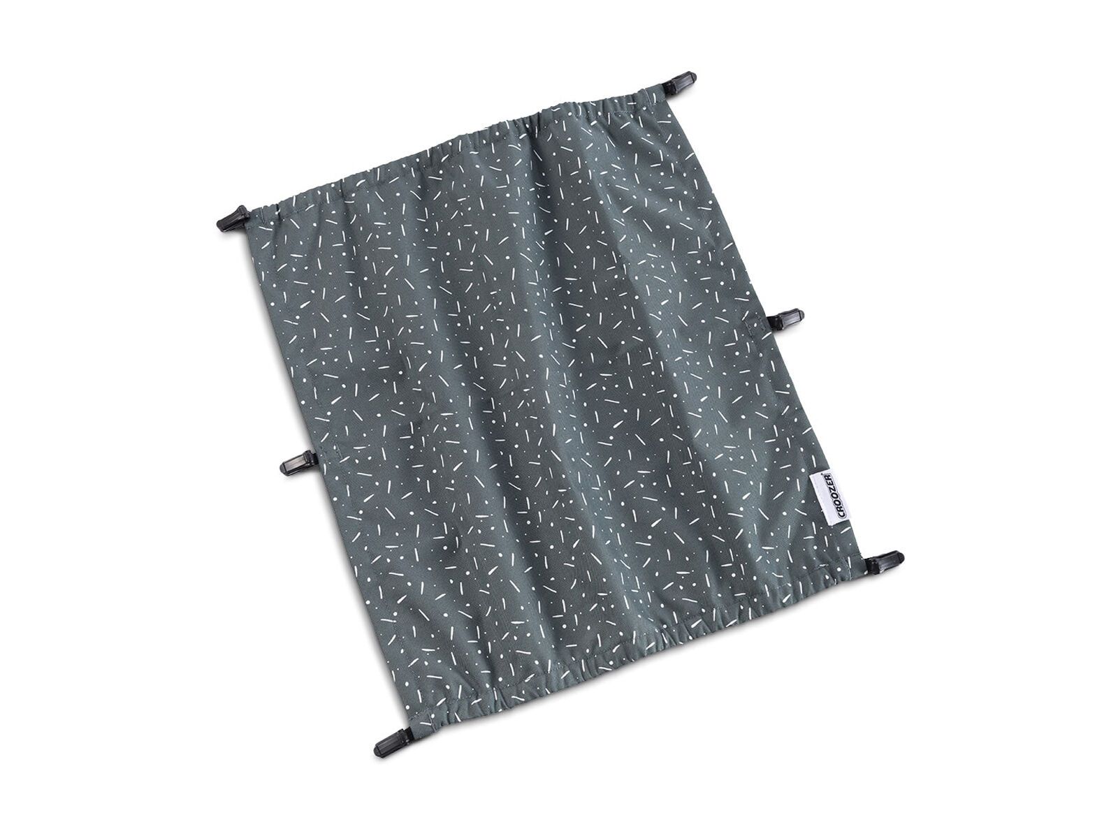 Croozer Sonnenschutz für Kid Zweisitzer ab 2014, graphite blue/white - Bild 1