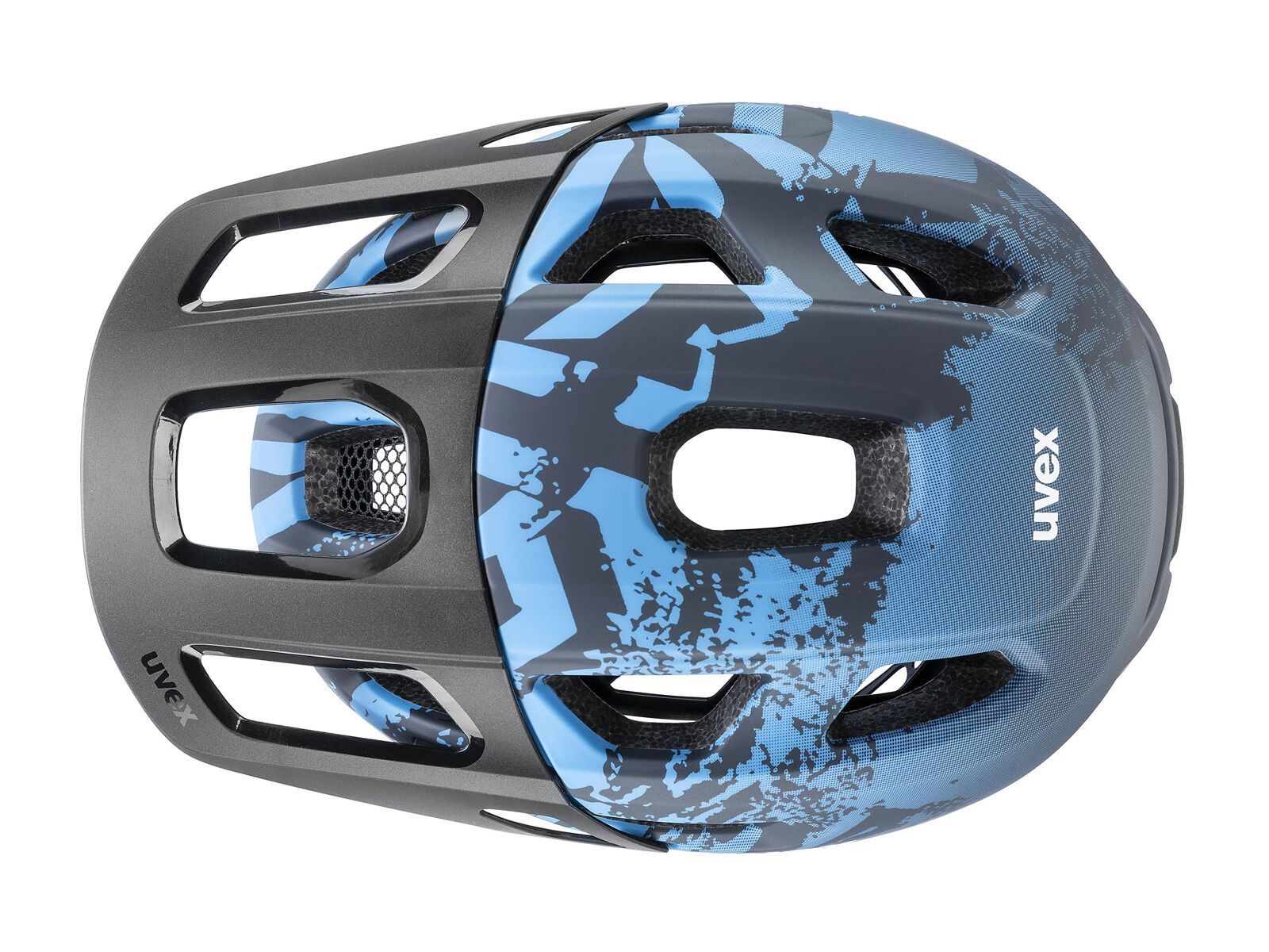 uvex react jr. MIPS, azure-deep space matt - Bild 4