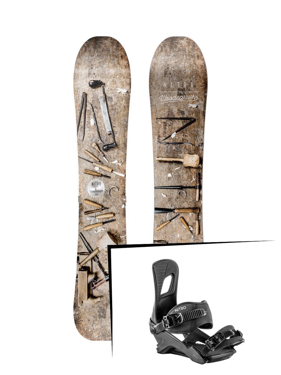 Set: Nitro Woodcarver 2019 + Nitro Rambler dark night - Bild 1