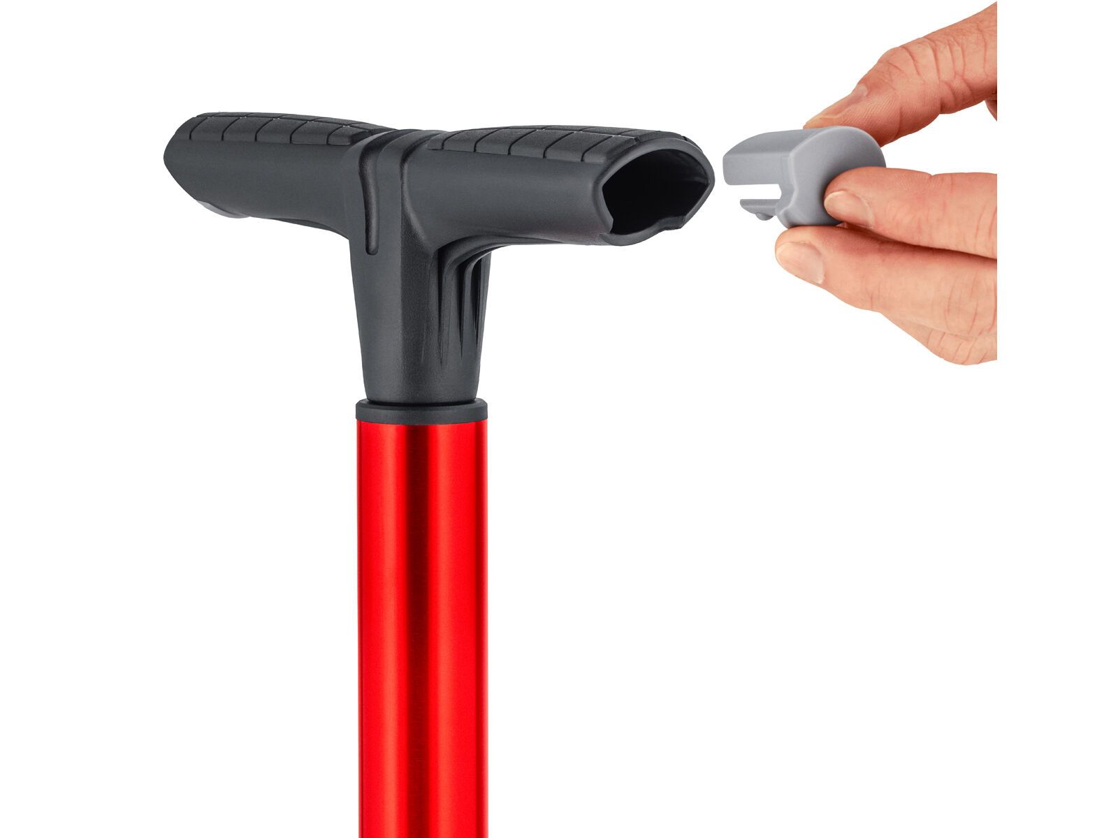 Feedback Sports Pneuma CC Floor Pump, red - Bild 5