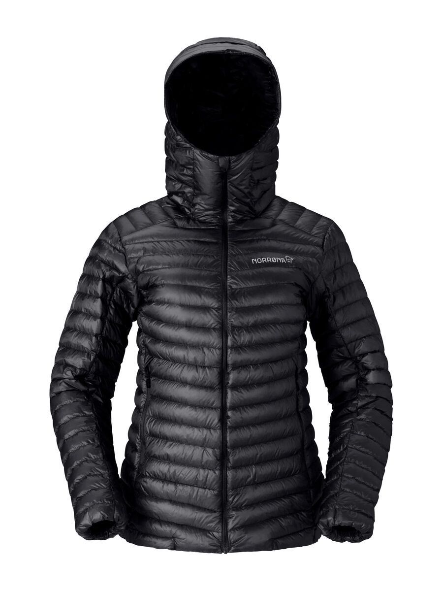 Norrona trollveggen down800 super light Hood W's, caviar black - Bild 1