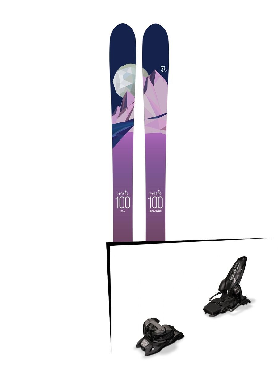 Set: Icelantic Oracle 100 2018 + Marker Griffon 13 ID black - Bild 1