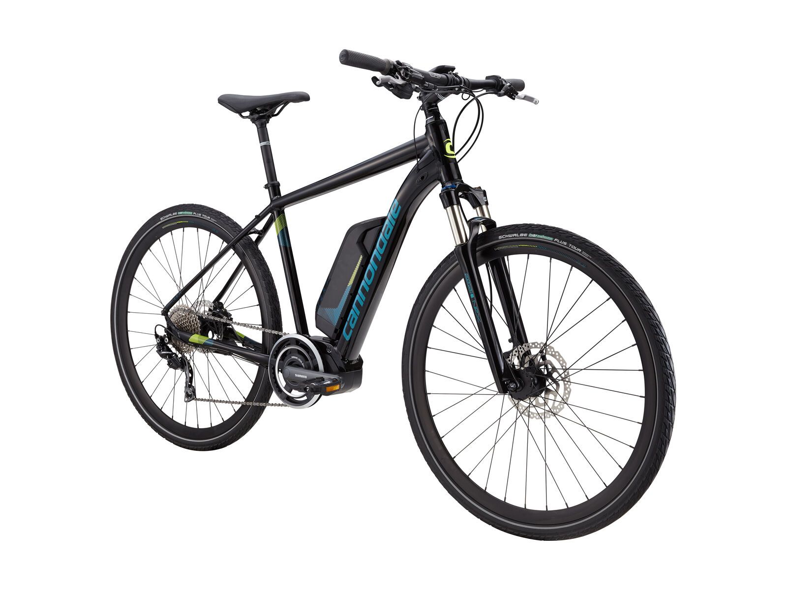 Cannondale Quick Neo, jet black w/ volt and deep teal, gloss - BLK - Bild 2