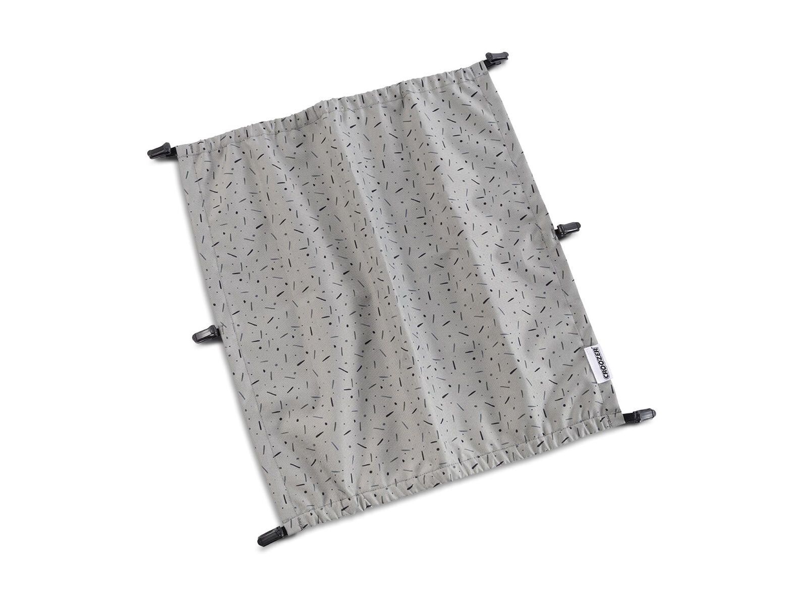 Croozer Sonnenschutz für Kid Zweisitzer ab 2014, stone grey/colored - Bild 1