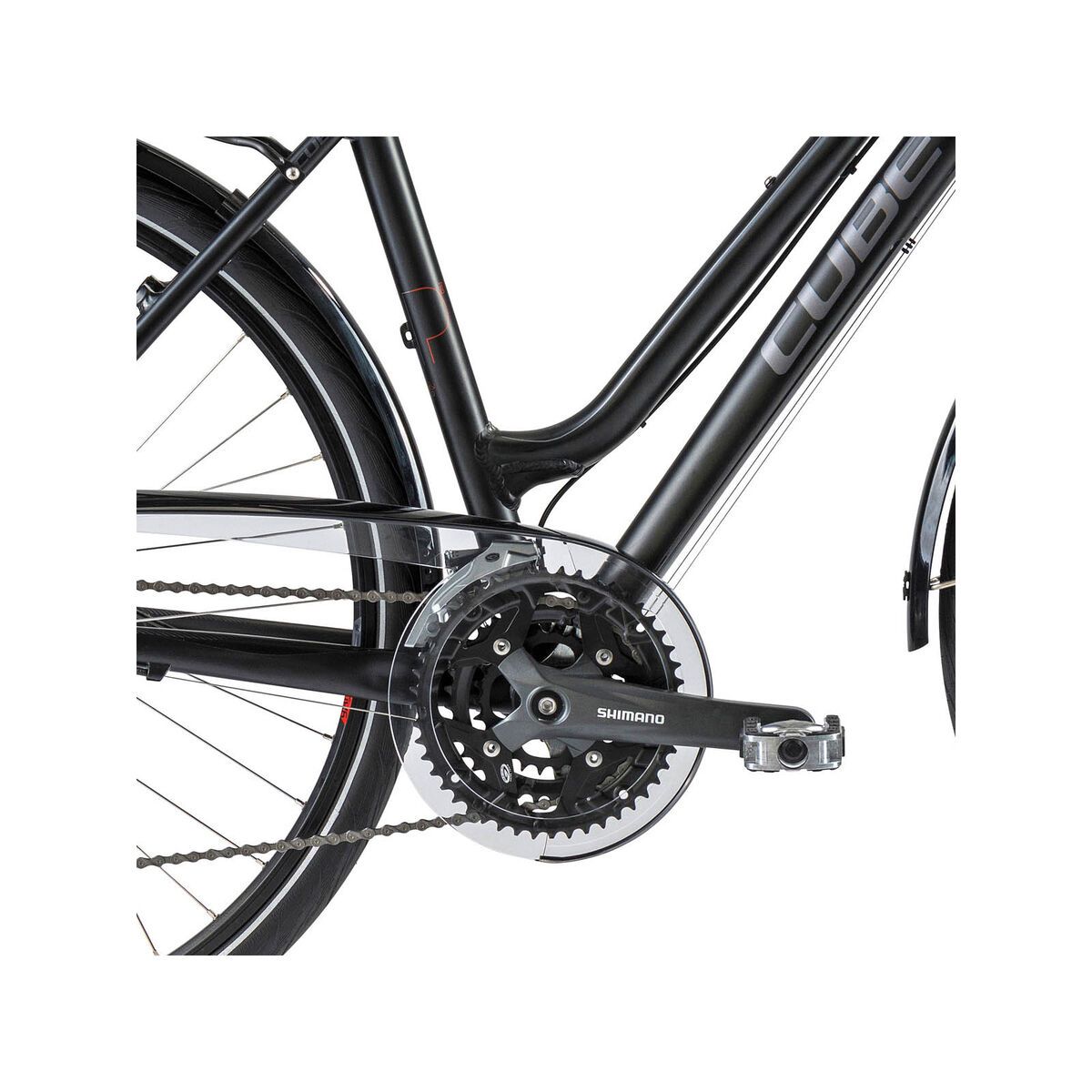 Cube Travel Pro Lady, black/grey/red - Bild 3